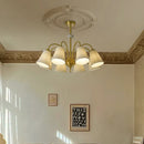 Ceramic Chandelier: Elegant American Master Bedroom Light by Ljojo