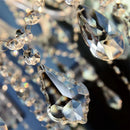Ljojo Luxury Crystal Chandelier LED Pendant Lamp Elegant European Hanging Light