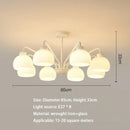 Ljojo French Pendant Light: Nordic Flower Led Lighting Fixture for Home Decoration