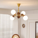 French Retro Glass Ball Chandelier Pendant Lamp Home Decor Lighting by Ljojo
