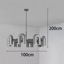 Ljojo LED Pendant Chandeliers for Modern Home Decor Staircase Lighting