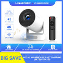 Ljojo™ Magcubic Pro+ 4K HD Projector: 8000 Lumens, Android 11, WiFi6, BT5.4