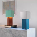 Blue Chrome Dimmable LED Table Lamp for Bedroom Parlor Shop Desk - Ljojo