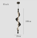 Italian Designer Art LED Pendant Lights Waves Chandeliers for Dinning Living Room by Ljojo