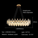 Modern Luxury Crystal LED Chandelier For Living Dining Room Pendant Light by Ljojo