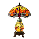Dragonfly Tiffany Lamp Table Lamp American Style 12 Inch Glass Retro E27 Living Room Decor Ljojo
