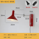 Bauhaus Atmosphere Cream Wind Swing Arm Wall Lamp LED E27 Staircase Bedside Reading by Ljojo