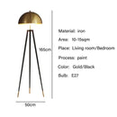 Wabi-sabi Tripod Iron Cap LED Floor Lamp for Bedroom Chandelier by Ljojo