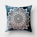 Ljojo Mandala Pattern Polyester Cushion Cover for Stylish Home Decor