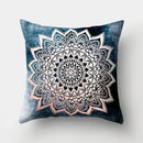 Ljojo Mandala Pattern Polyester Cushion Cover for Stylish Home Decor