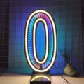 Ljojo™ Starry Sky Tunnel Neon Numbers Sign - Double-Sided 3D Lights