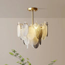 Modern Luxury Glass Living Room Pendant Lights | French Retro Chandelier by Ljojo