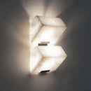 Ljojo Marble Wall Lamp Copper Finish Hotel Living Room Bedroom Background Bedside Wall Light