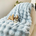 Ljojo Long Fur Rabbit Plush Blanket