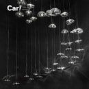 Italian Lotus Leaf Glass Pendant Lighting Fixture for Artistic Home Decor by Ljojo