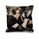 Ljojo Leon Kennedy Anime Pillowcase - 45x45 Decorative Cushion Cover