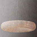 Ljojo Luxury Crystal Pendant Light with LED E14 Bulbs for Living Room
