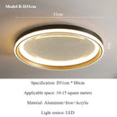 Ljojo Modern Led Ceiling Lights for Living Room Bedroom Nordic Designer Home Decor Lighting