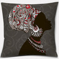 Ethnic African Women Pillowcase by Ljojo | Polyester Cushion Cover for Car & Sofa