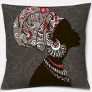 Ethnic African Women Pillowcase by Ljojo | Polyester Cushion Cover for Car & Sofa