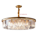 Ljojo Luxury Black Crystal Chandelier Hanging Lamp E14 LED Dual Purpose Fixtures