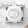 Ljojo Mandala Sun Moon Pillowcase: Bohemian Sofa Cushion Cover
