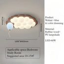 LED Ceiling Lights Nordic Simple Living Dining Room Ljojo Nursery Child Bedroom Cabinets Lamp