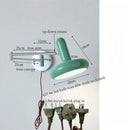 Ljojo Milky Green LED Wall Sconce - Modern Nordic Iron Art Lamp