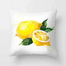 Lemon Pattern Summer Cushion Cover Throw Pillow for Sofa Decoration by Ljojo