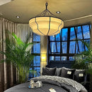 American Retro Wabi Sabi Fabric Pendant Lights by Ljojo | Elegant Dining Room Lighting Fixture