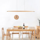 Ljojo LED Wooden Pendant Light for Kitchen Office Bar Dining Room