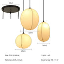 Ljojo Minimalism Wabi Sabi LED Pendant Light Modern Dining Room Hanging Lamp Luminaria