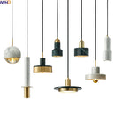 Ljojo Marble Copper LED Pendant Lamp Modern Hanging Lights Fixtures
