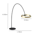 Italian Minimalist Fishing Lamp for Living Room by Ljojo - Elegant LED Floor Lamp