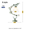 LED Flower Glass Table Lamp for Bedroom Decor - Ljojo