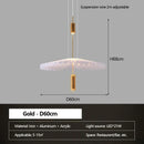 Minimalist Chandelier Light Pleated Restaurant Pendant Lamp - Ljojo