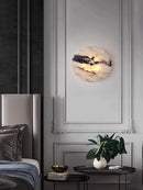 Ljojo Marble LED Wall Lamp: High-class Nordic Lighting Fixture for Living Room, Bedroom, Hallway.