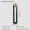 LED Floor Lamp Lighting Postmodern Black Iron Bedside Bedroom Floor Lights by Ljojo