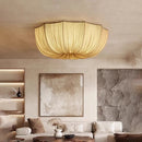 Nordic Wabi Sabi Fabric Pendant Light Chandelier for Living Room by Ljojo