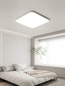 Ljojo Minimalist LED Ceiling Light: White Rectangle Bedroom & Living Room Lamp