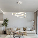 LED Pendant Light 30CM Double Ring Hanging Lamp Minimalist Design for Bedroom Living Room Dining Table by Ljojo