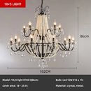 European Living Room Gold Crystal Chandelier Luxury Pearl Pendant Lights by Ljojo