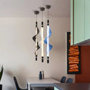 Italian Designer Art LED Pendant Lights Waves Chandeliers for Dinning Living Room by Ljojo