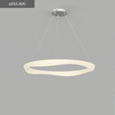 Modern Chandelier Smart LED Ceiling Lights | Creative White Ring for Living Room by Ljojo