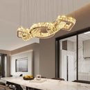 Ljojo Luxury Crystal Chandelier Pendant Light for Dining Room and Living Room