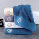 Ljojo 2pcs Towel Set: 35x75cm Face Hand Towels & 70x140cm Big Bath Shower Towel