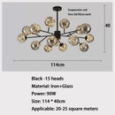 LED Chandelier Pendant Light Starry Magic Bean Modern Elegant Creative Lighting for Living Room by Ljojo