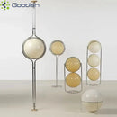 Ljojo Metal Acrylic Ball Rack LED Floor Lamp for Bedroom Home Decoration Chandelier
