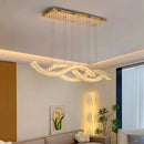 Ljojo Luxury Crystal Chandelier - Elegant Dining Room Pendant Lamp Fixture for Indoor Lighting