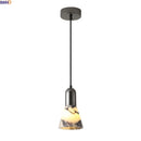 Ljojo LED Pendant Lamp with Bulgari Stone Decoration for Home Décor